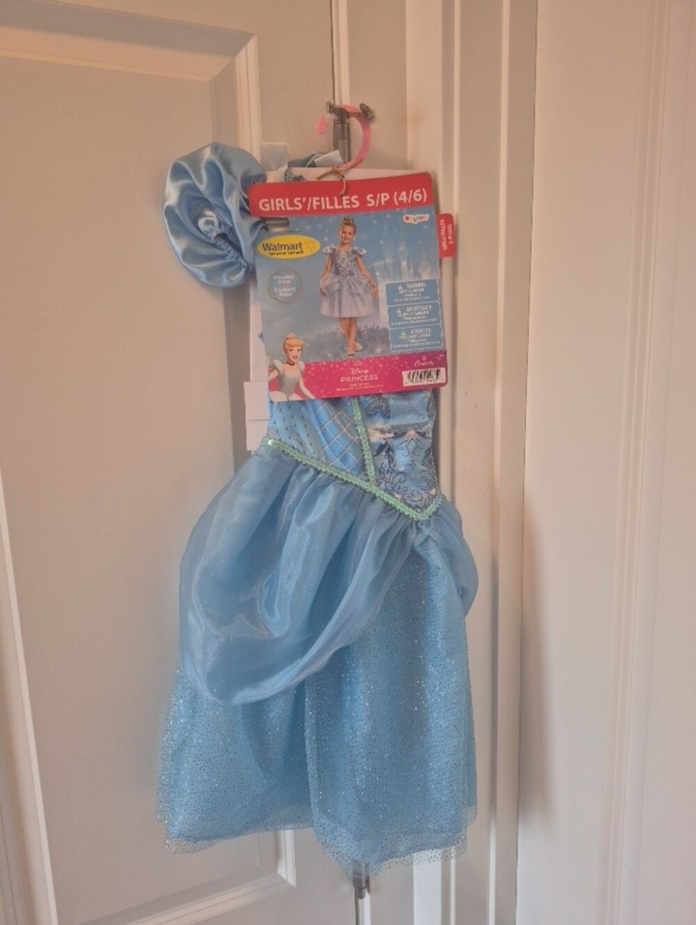 Disney Princess Cinderella Child Costume Halloween Costume Dress Up Costume 4/6